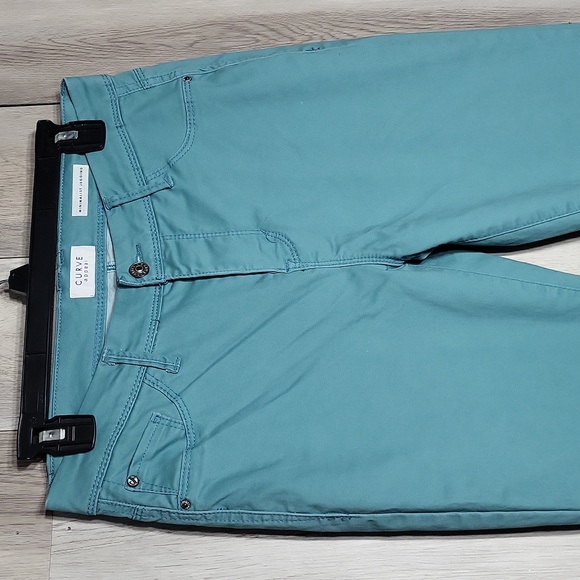 Curve Appeal Womens 8/29 Minimalist Jegging Twill Pants Stretch Career Slim - Picture 2 of 7